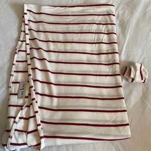 Lou Lou and company  swaddle blanket and hat